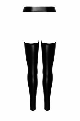 Легінси Noir Handmade F323 Rebel, XL, black, під латекс, з відкритими стегнами та сідницями SX0372 фото