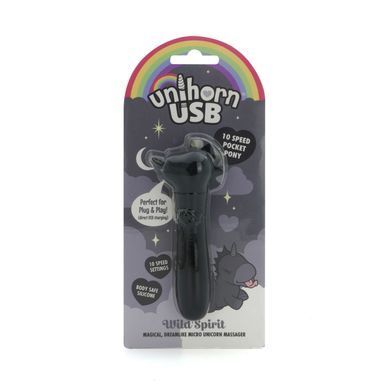 Вібратор-єдиноріжка Unihorn USB Bullet &ndash; Wild Spirit, віброкуля, USB-зарядка, 10 режимів SX2874 фото