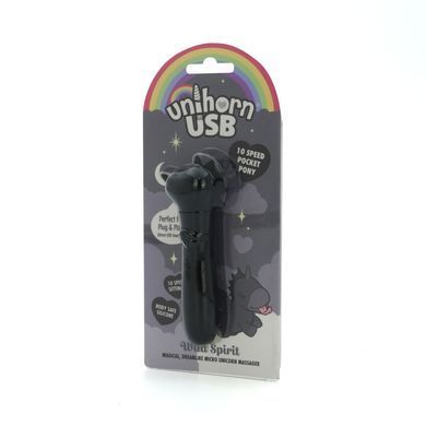 Вібратор-єдиноріжка Unihorn USB Bullet &ndash; Wild Spirit, віброкуля, USB-зарядка, 10 режимів SX2874 фото