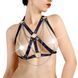 Портупея жіноча Art of Sex - Aiden Leather harness, Чорна L-2XL SO8397 фото 2