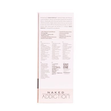 Фалоімітатор із пульсацією Addiction Naked Addiction 8.5&rdquo; Thruster - Vanilla SX1302 фото