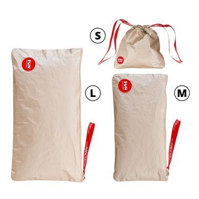 Сумка для секс-іграшок Fun Factory TOYBAG M, золотиста, на блискавці, 25x12 см SX1011 фото
