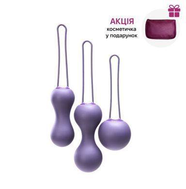 Набір вагінальних кульок Je Joue - Ami Purple, діаметр 3,8-3,3-2,7см, вага 54-71-100гр SO3042 фото