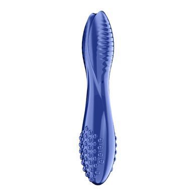 Двосторонній скляний дилдо Satisfyer Dazzling Crystal 2 Blue SX3551 фото