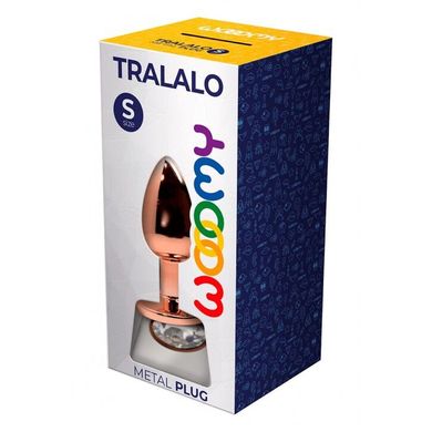 Анальна пробка Wooomy Tralalo Metal Plug Size M SO7428 фото