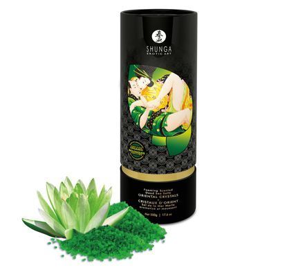 Сіль для ванни Shunga Oriental Crystals Bath Salts ORGANIC &ndash; Lotus Flower (500 г) сіль Мертвого моря SO5964 фото