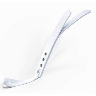 Падл двошаровий Feral Feelings Leather Mini Paddle White, натуральна шкіра SX3974 фото