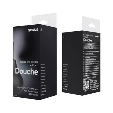 Спринцівка Nexus Anal Douche Black, об&rsquo;єм 224 мл NA001 фото