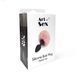 Силіконова анальна пробка М Art of Sex - Silicone Butt plug Rabbit Tail, Червоний SO6964 фото 4