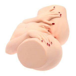 Мастурбатор-півторс Naked Factory BARBIE, вагіна + анус, 2 канали, дуже реалістичний, наскрізний SX3475 фото