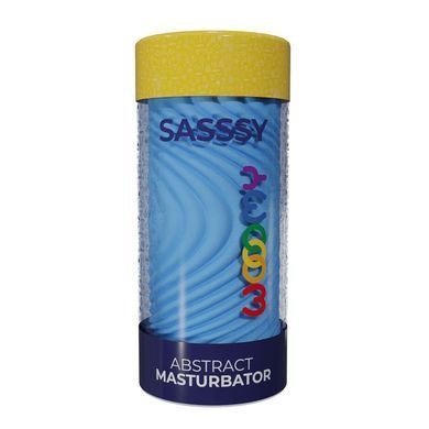 Мастурбатор Wooomy Sasssy Abstract Masturbator, наскрізний, двосторонній SX1705 фото