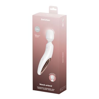Вібромасажер Satisfyer Wand-erland (White/Rosegold) (м'ята упаковка!!!) SX2697-R фото
