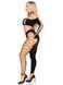 Комплект Leg Avenue Seamless Cut-Out Crop Top and Legging One Size Black SX2772 фото 5