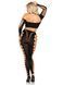 Комплект Leg Avenue Seamless Cut-Out Crop Top and Legging One Size Black SX2772 фото 6